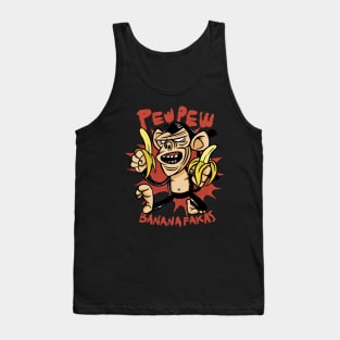 Pew Pew BANANAFAKAS Tank Top